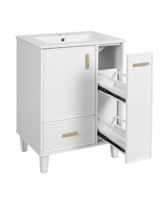 Modern Bathroom Vanity Sink & Deep Drawer