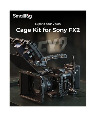 Advanced Camera Cage Kit with Battery Plate for Sony FX2, Black