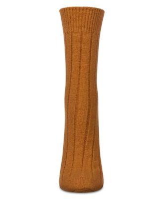 Women's Neutral Ribbed Knit Essential Boot Socks