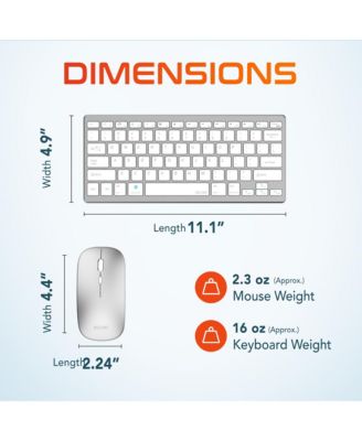 KB35 Wireless Keyboard & Mouse Combo, 2.4GHz, Noiseless (DKMKITMIN35)