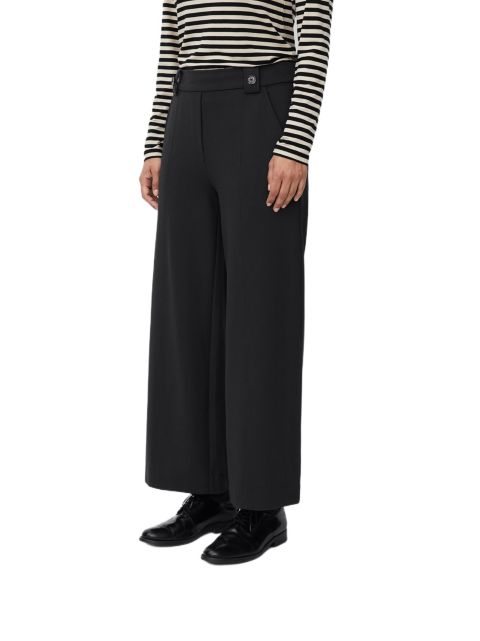 Женские брюки Masai Copenhagen Cropped Wide Leg, цвет: Чёрный