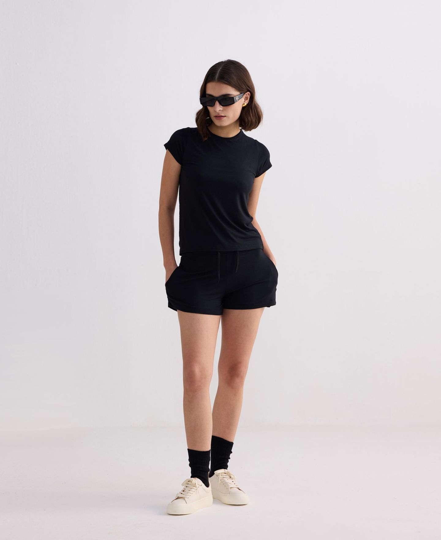 Женские шорты Reistor Essential Knit, цвет: Чёрный — фото 6
