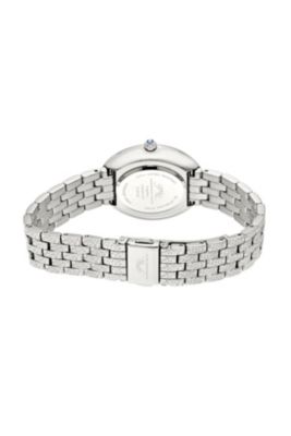 Women's Angelica Watch with Sunray Dial, Topaz Gemstones and Stainless Steel Bracelet 1344AANS
