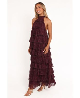 Women's Zoella Maxi Dress - Cherry Lace