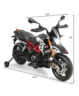 12V Kids Ride-On Motorcycle Motor Bike w/ Training Wheels