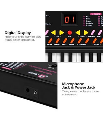 54 Keys Music Electronic Keyboard Kid Electric Piano Organ W/Mic & Adapter