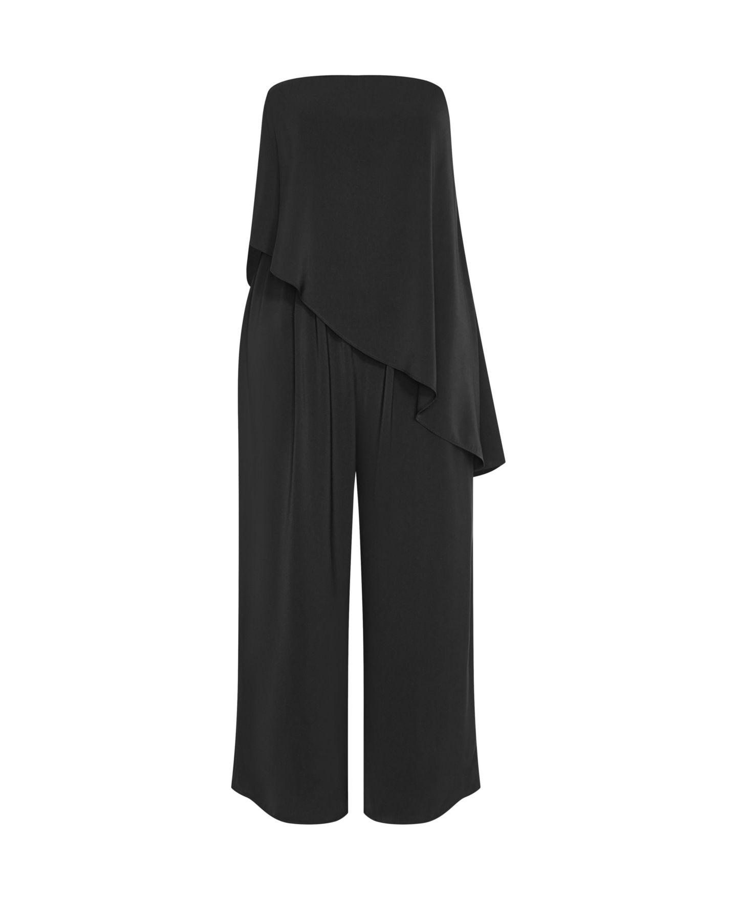 Женский комбинезон CITY CHIC Plus Size Skylar Strapless Jumpsuit, цвет: Чёрный — фото 3