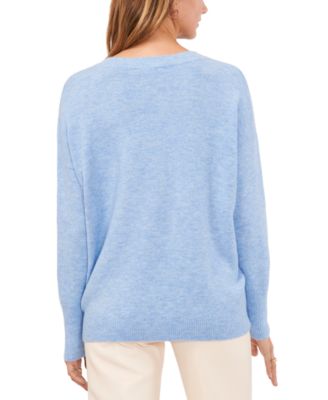 Women's Cozy V-Neck Drop-Shoulder Sweater