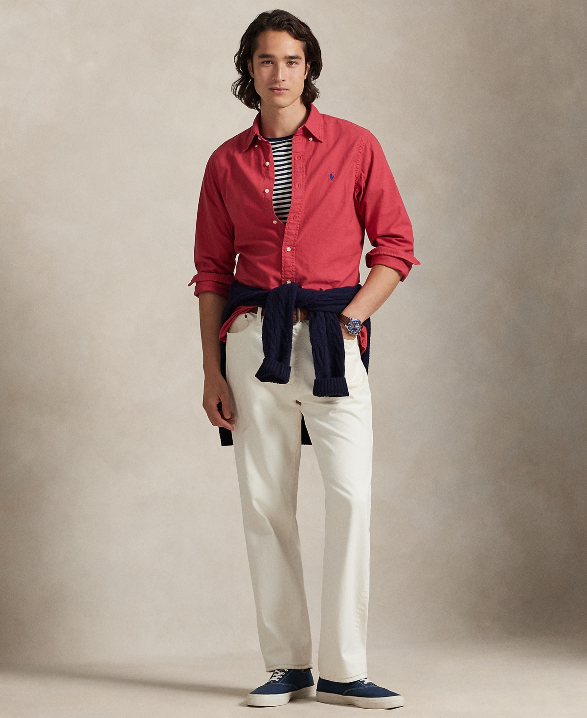 Polo Ralph Lauren Men's Garment-Dyed Oxford Shirt