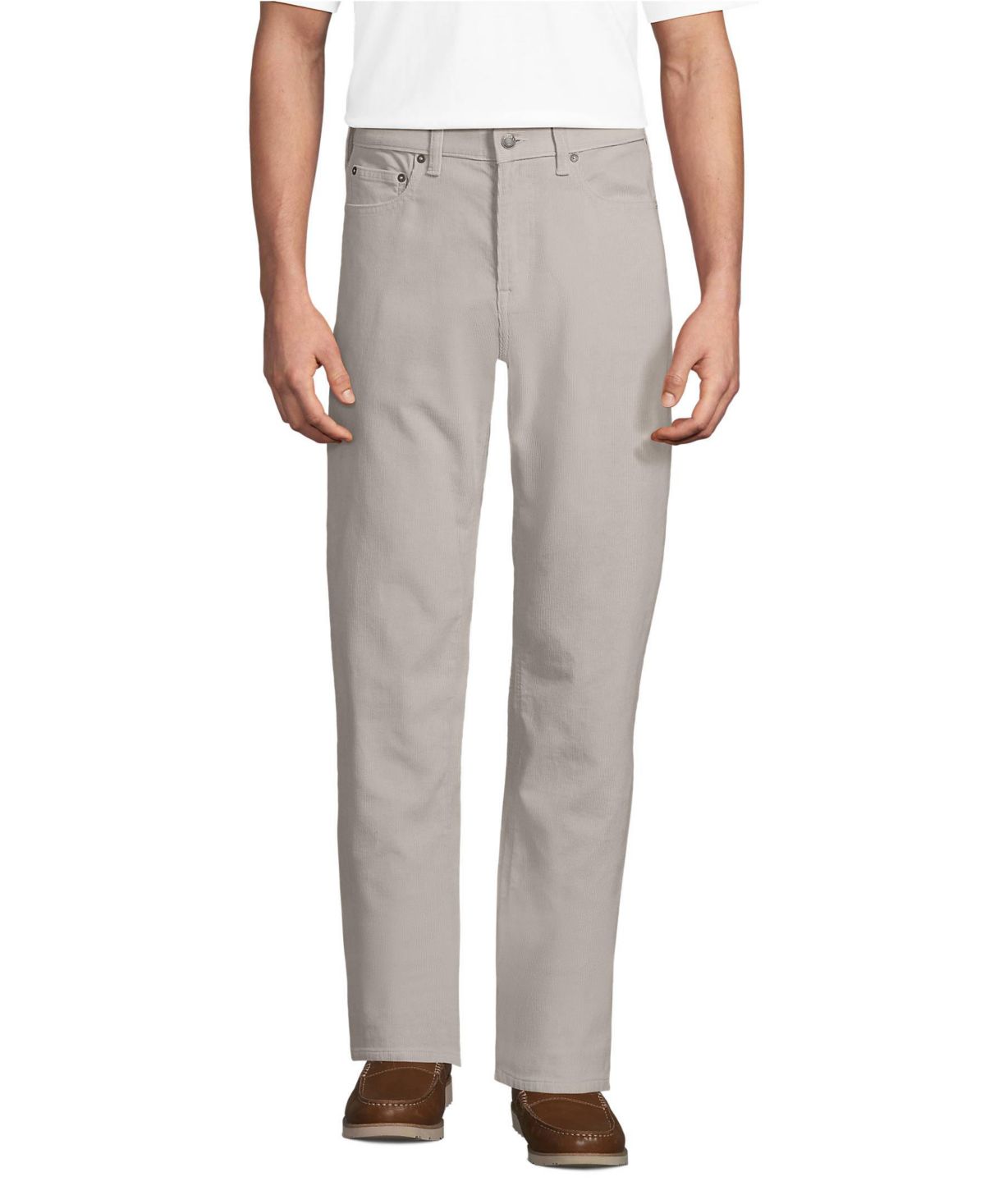 Мужские вельветовые брюки классического покроя с 5 карманами