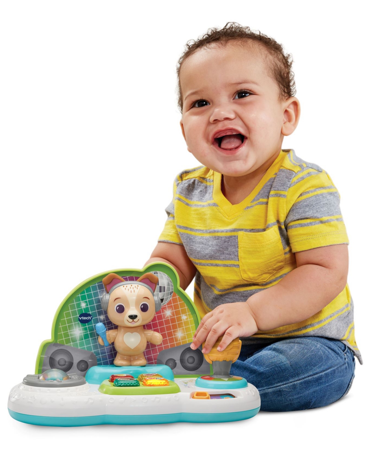 Vtech Baby Bark And Bop Dance Party Puppy Toy In Transparent