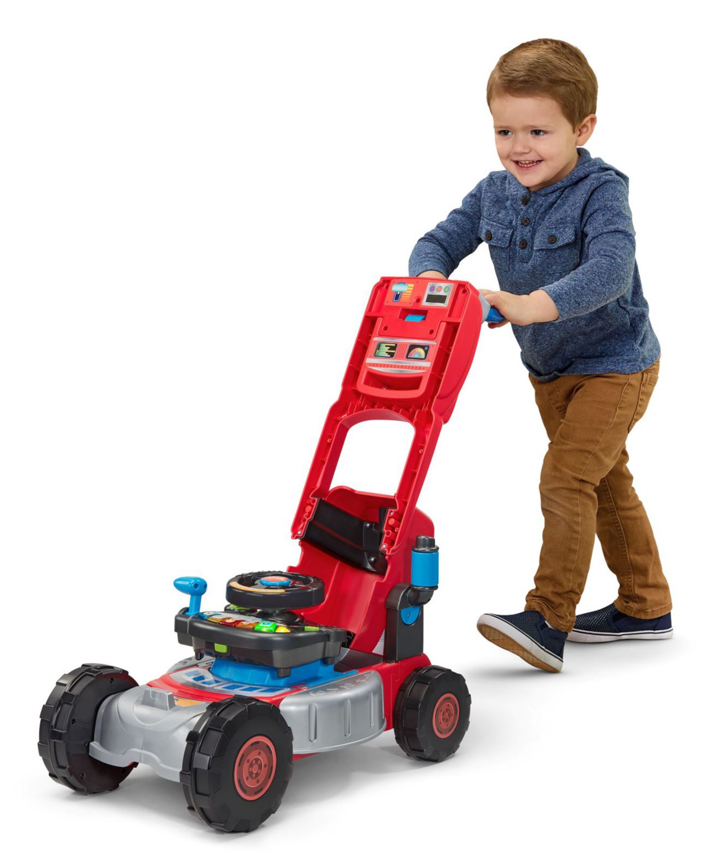 Детская игрушка VTech Get Growing 3-in-1 Ride-On Tractor & Lawn Mower, Ages 12-36 Months — фото 2