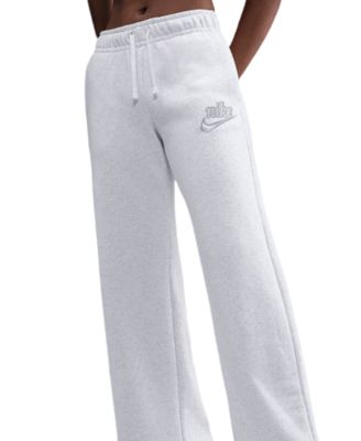 Women's Club Fleece Mid-Rise Wide-Leg Pants