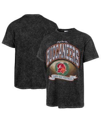 '47 Brand - Women's Stoney Clover Lane x ' Black Tampa Bay Buccaneers Glitter Rocker Retro Tubular T-Shirt