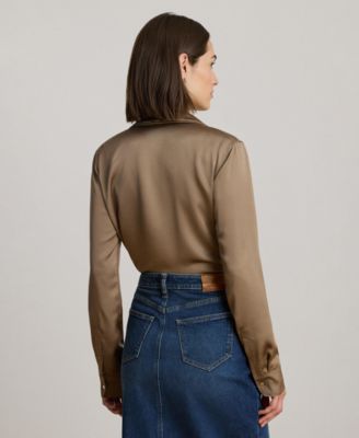 Women's Satin Charmeuse Shirt