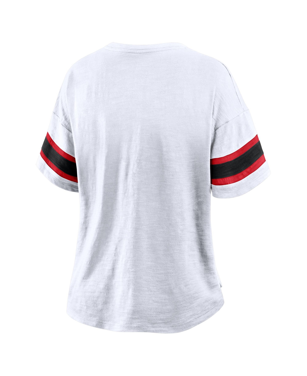 Fanatics Women's White Wisconsin Badgers Hometown Premium Script T-shirt In White