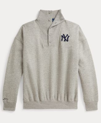 Polo Ralph Lauren - Women's Vintage-Inspired Yankees Long Sleeve Pull-On Sweatshirt