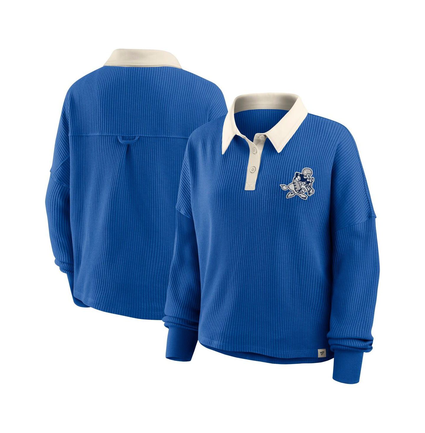 Женская футболка Fanatics Royal Dallas Cowboys Oversized Hometown Premium Thermal Long Sleeve — фото 1