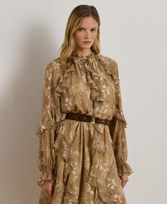 Women's Georgette Short Sleeve Dress