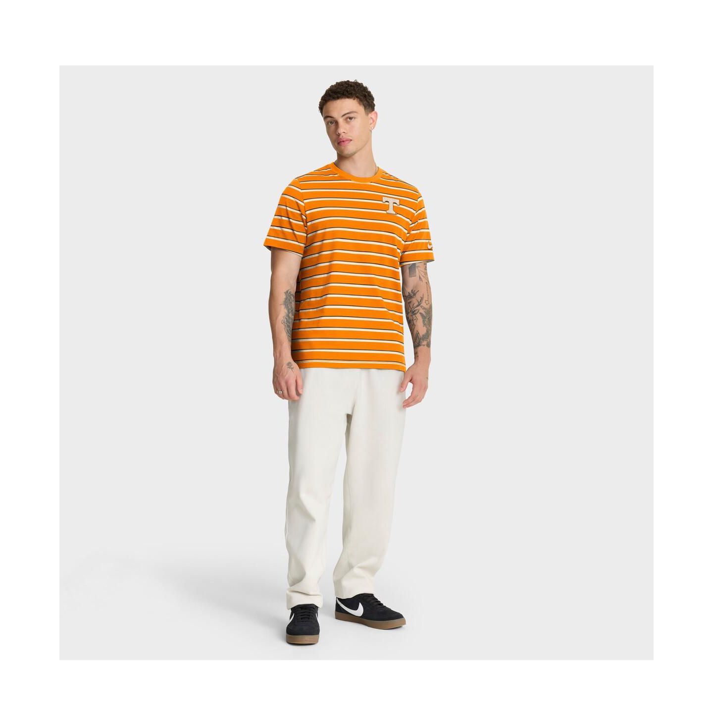 Мужская футболка Nike Tennessee Orange Tennessee Volunteers Athletic Prep Legacy Summit Stripe — фото 3