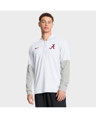 Nike - Men's White Alabama Crimson Tide One Goal Performance Half-Zip Pullover
