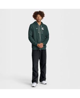 Men's Green Michigan State Spartans 2025 Sideline Standard Issue Dri-FIT Full-Zip Hoodie