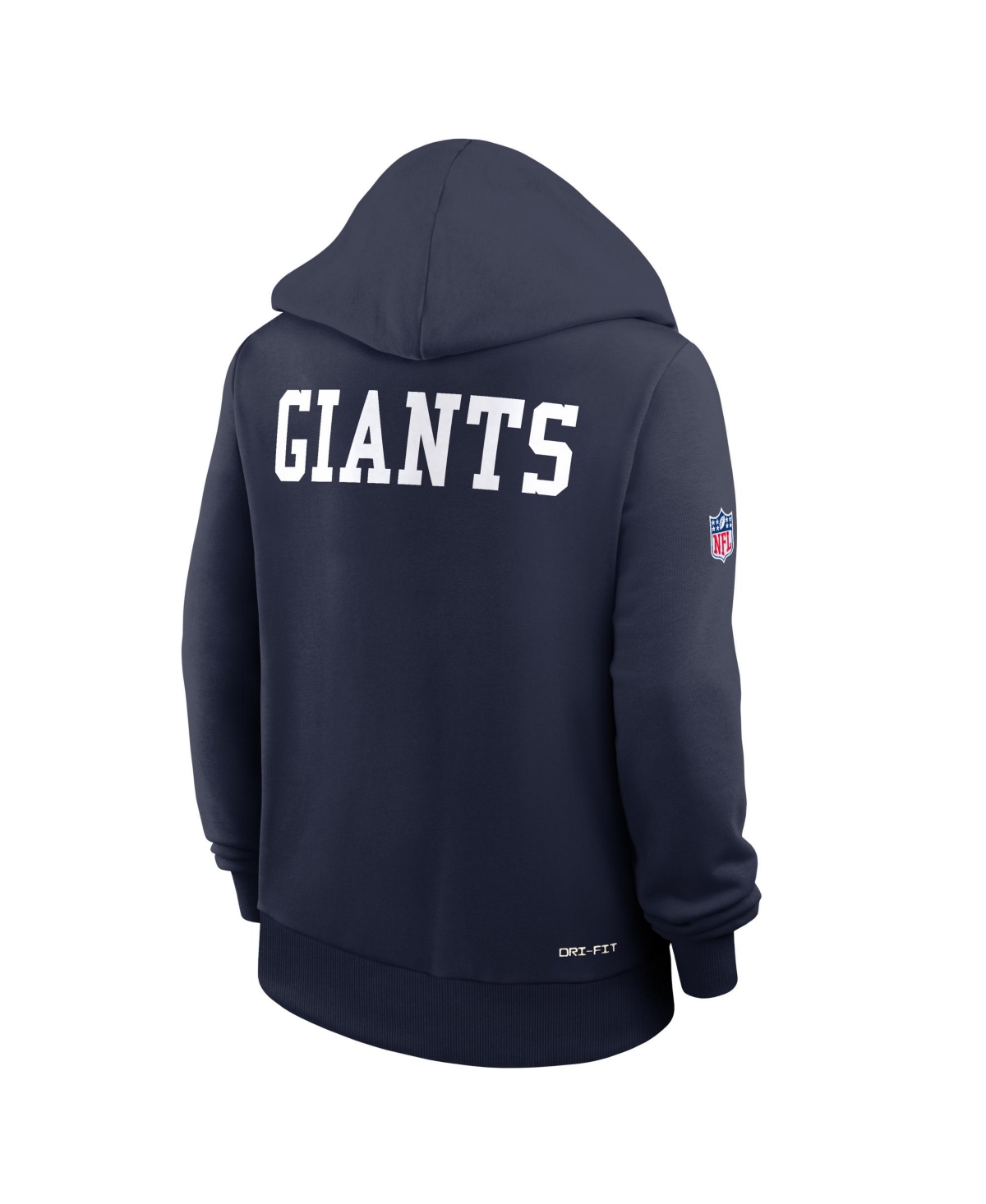 Nike Women's Royal New York Giants Throwback Sideline Standard Issue Dri-fit Hoodie In Blue