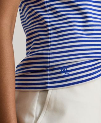 Women's Striped Short Sleeve Crew Neck T-Shirt