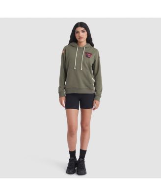 Women's Olive Tampa Bay Buccaneers 2025 Salute to Service Sideline Standard Issue Dri-FIT Hoodie