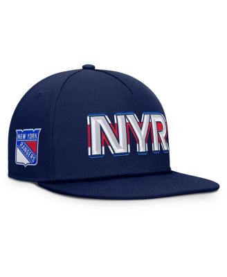 Fanatics - Men's Navy New York Rangers Authentic Pro Rink Team Code Snapback Hat