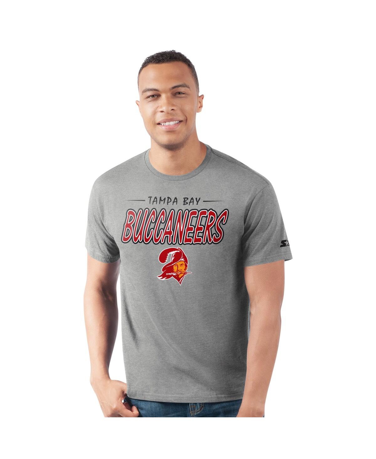Starter Men's Heather Gray Tampa Bay Buccaneers Prime Time T-Shirt