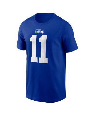 Men's Jaxon Smith-Njigba Royal Seattle Seahawks Player Name Number T-Shirt