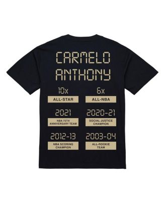 Men's Carmelo Anthony Black Denver Nuggets Ultimate Player T-Shirt