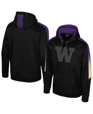 Colosseum - Men's Black Washington Huskies The Gang Blackout Hoodie