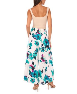 Women's Cropped Wide Leg Pants