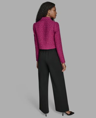 Women's Novelty Long Sleeve Cropped Jacket