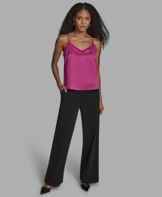 Women's Lace Detail V-Neck Camisole Top