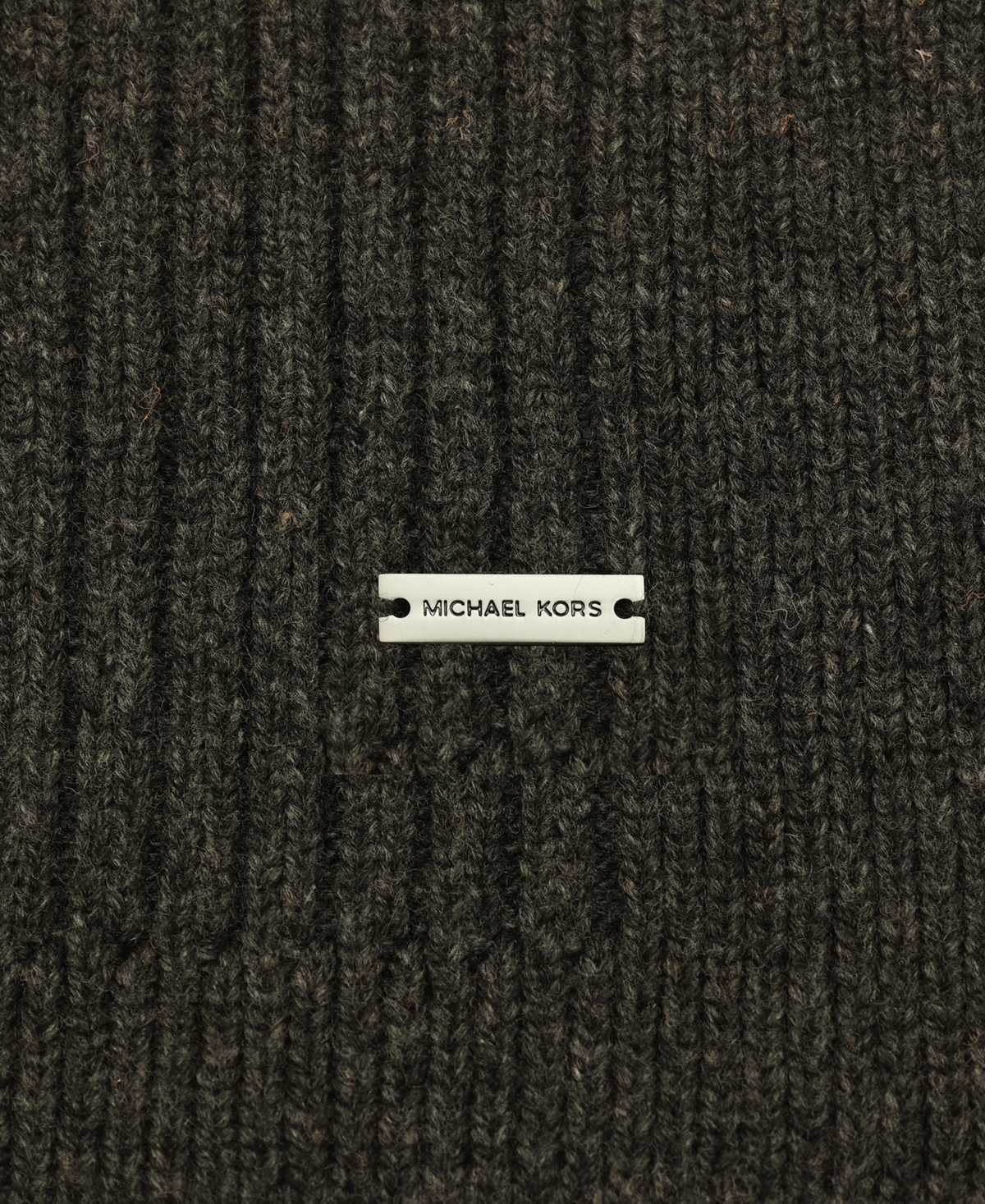 Michael Kors Men's Wide Center Rib Scarf In Gray