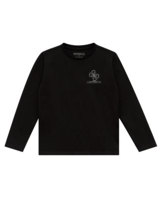GUESS - Boys 8-18 Long-Sleeve T-Shirt with Back Hit Logo