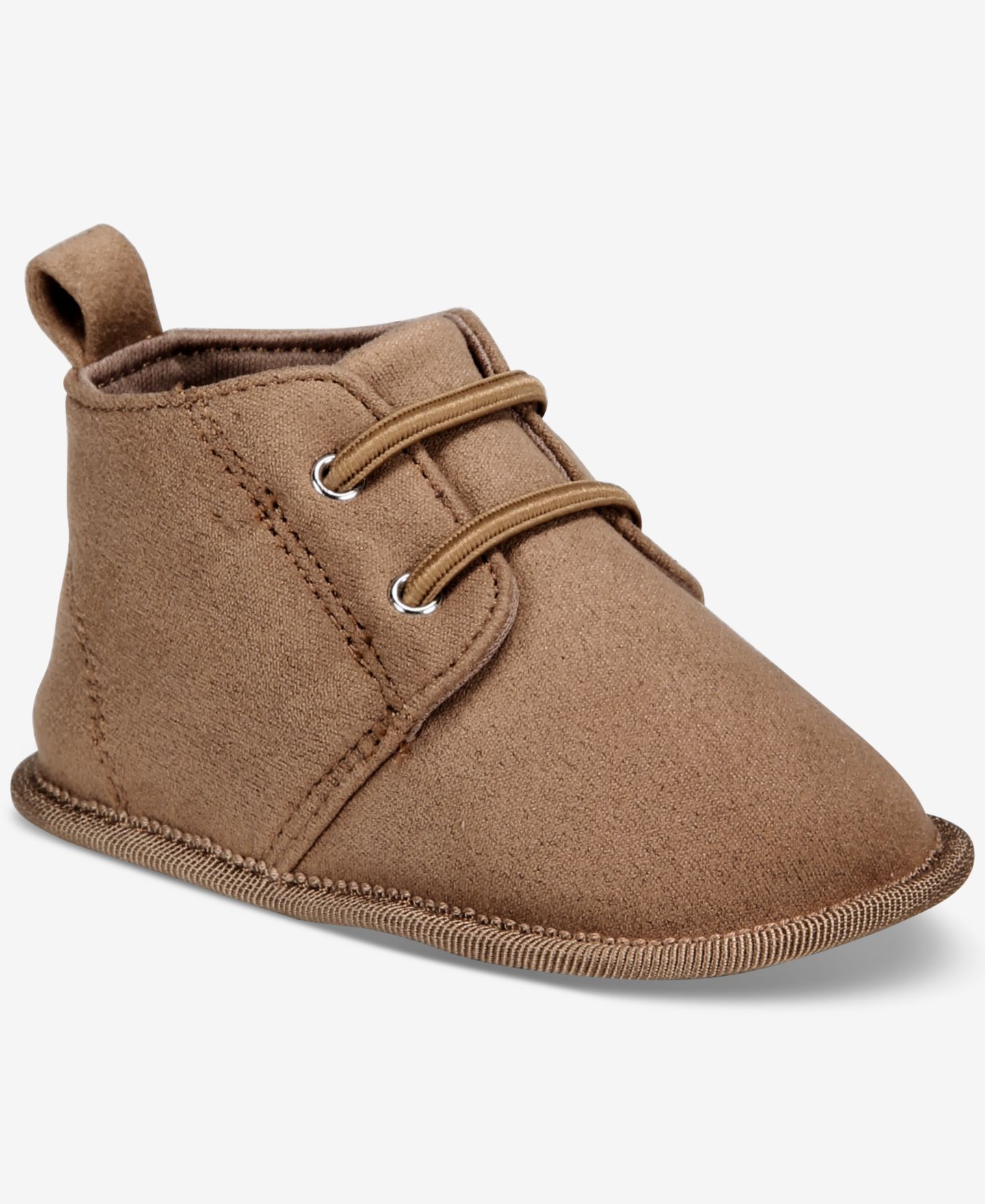 Ботинки First Impressions Faux-Suede Teton Soft-Sole Boots для мальчиков-малышей, цвет: Коричневый искусственный — фото 1