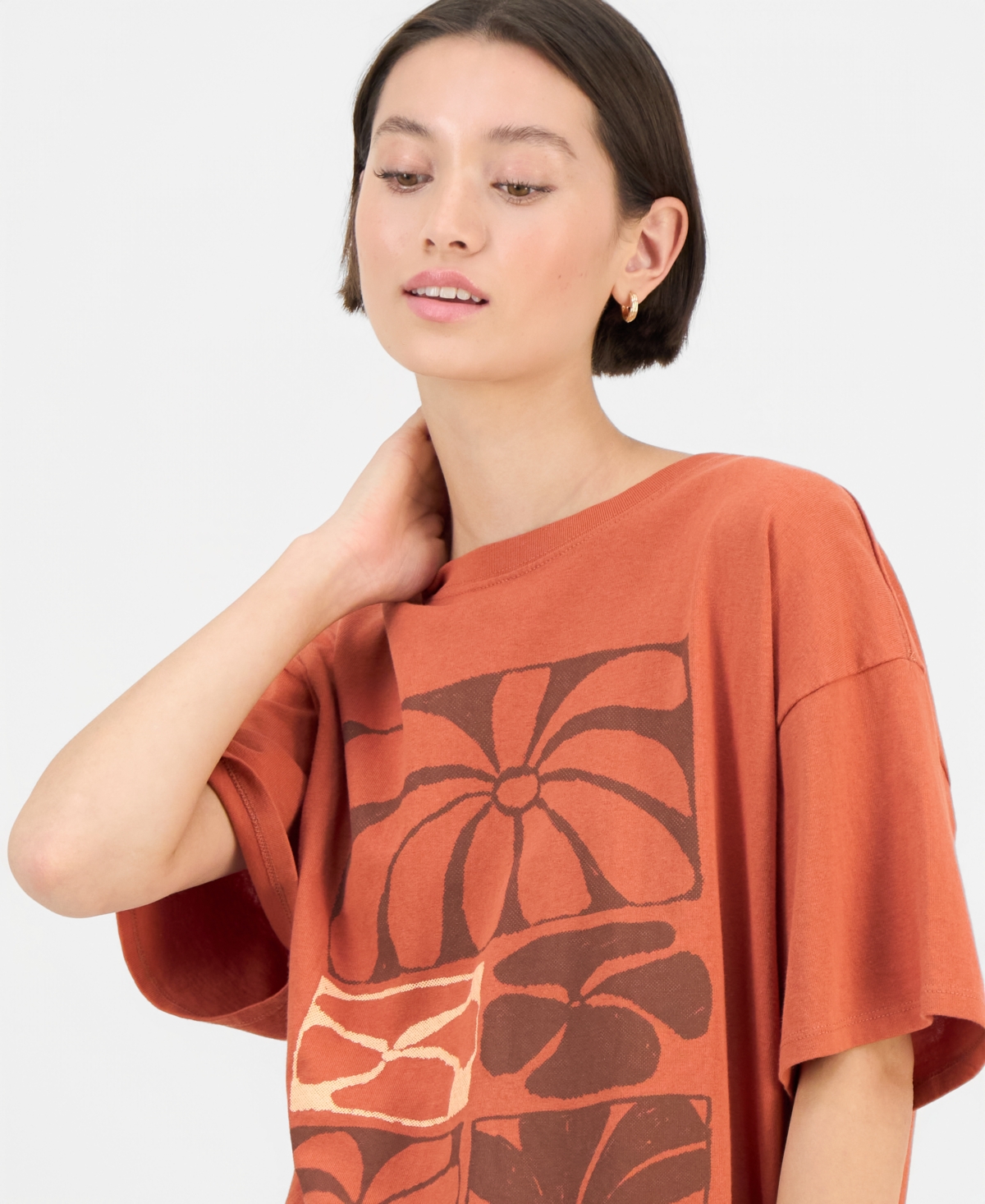 Rip Curl Junior's Oceanic Heritage Graphic Cotton T-shirt In Multi