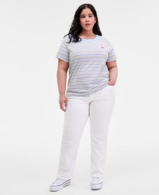 Plus Size Mandy Stripe Perfect T-Shirt