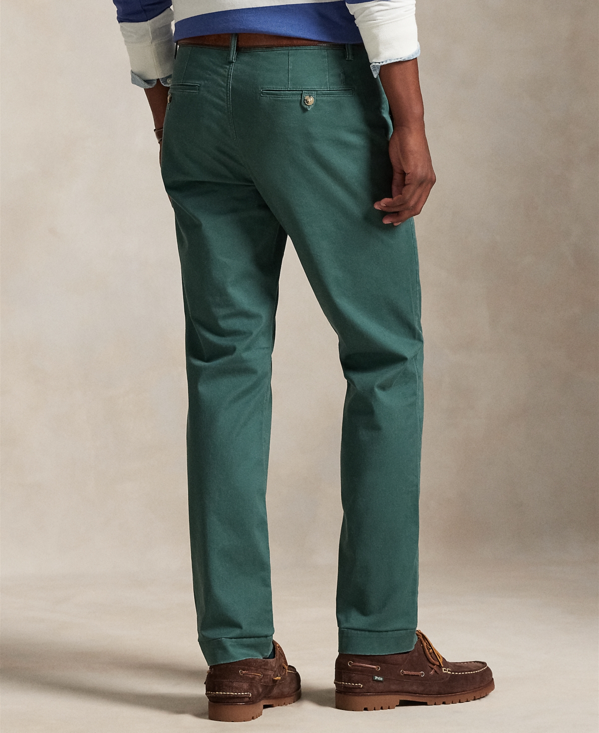 Polo Ralph Lauren Men's Straight-fit Stretch Chino Pants In Green