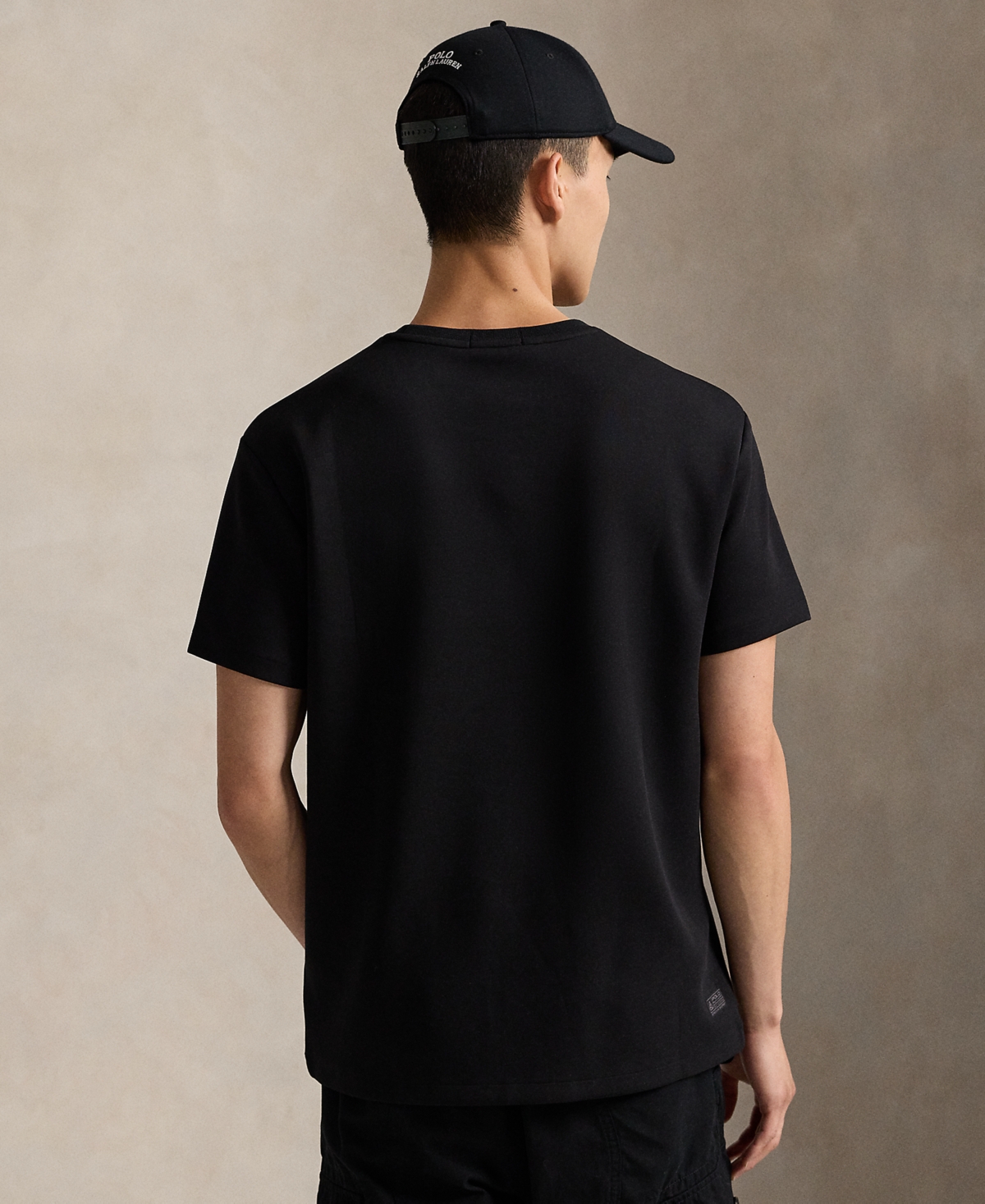 Polo Ralph Lauren Men's Classic Fit Logo Double-knit T-shirt In Black