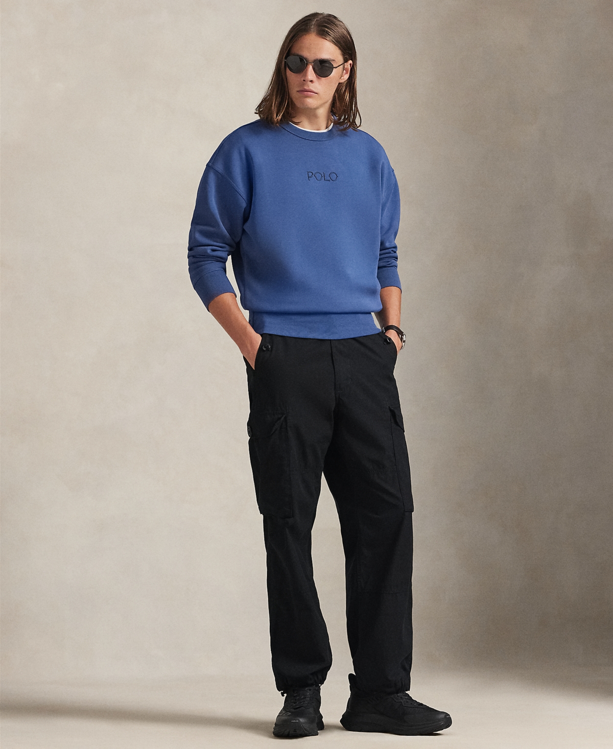 Polo Ralph Lauren Men's Relaxed Fit Sweatshirt In Blue