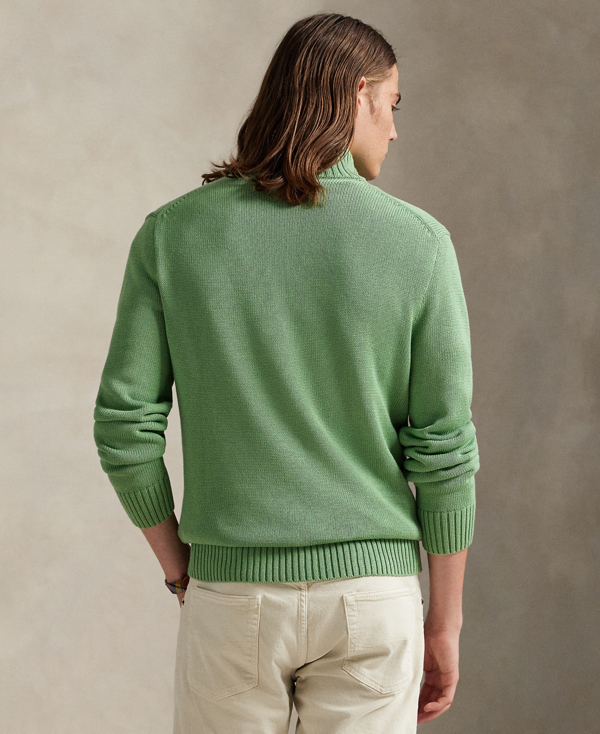 Polo Ralph Lauren Cotton Quarter-zip Sweater