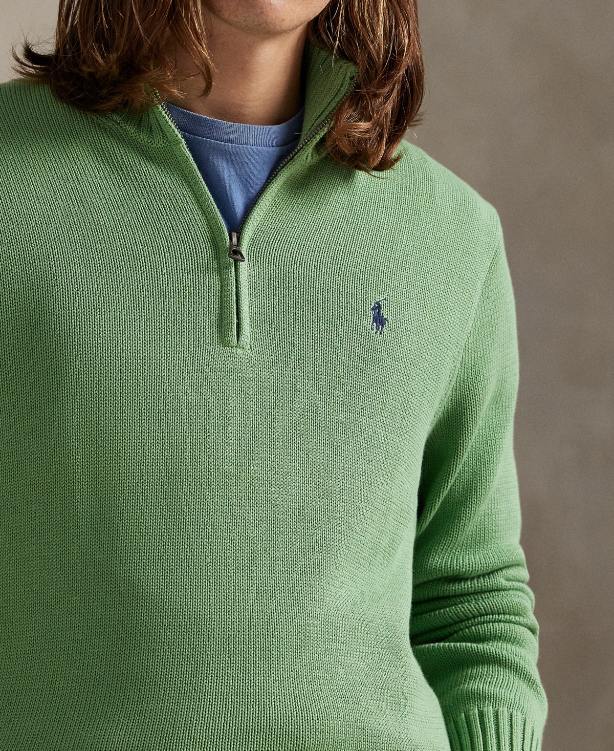 Polo Ralph Lauren Cotton Quarter-zip Sweater