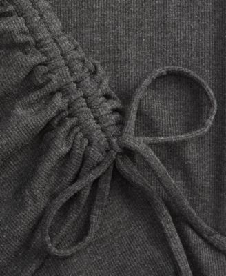 Petite Foldover-Waist Drawstring Wide-Leg Pants, Macy's Exclusive