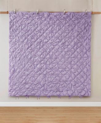 Lily Floral Embroidery 2-Pc. Comforter Set, Twin