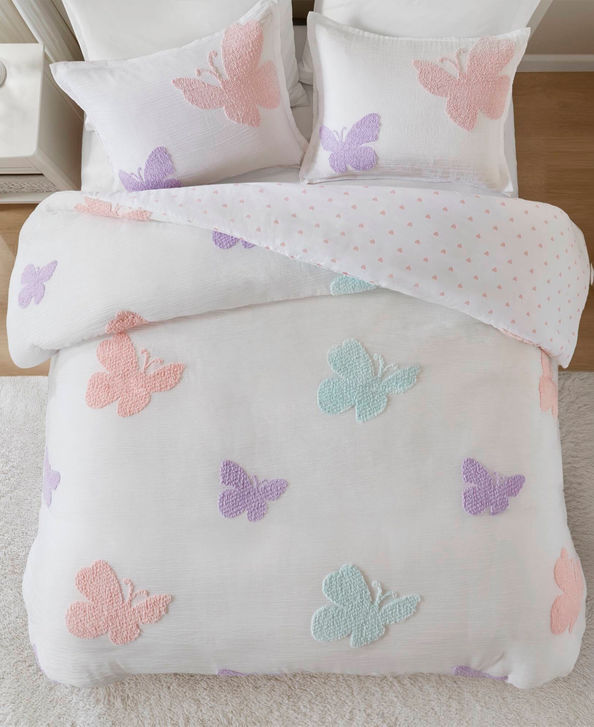 Intelligent Design Rio Textured 3-Pc. Duvet Cover Set, Full/Queen
